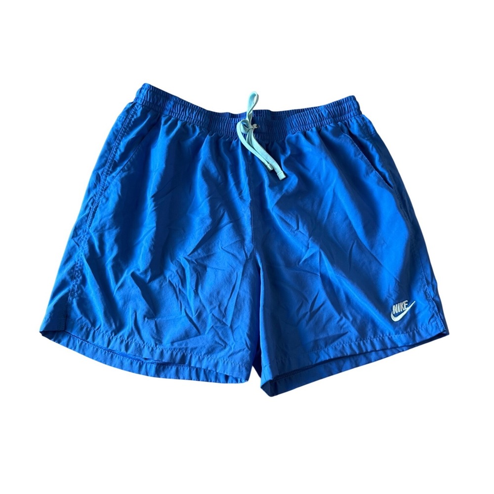 Nike Mens Gorpcore Swim Shorts Mesh Lined Pockets XL Blue Sportswear AR2382-403